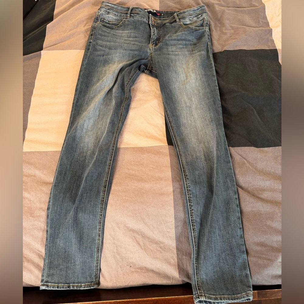WAREHOUSE ONE bottoms up skinny jeans size 33 R